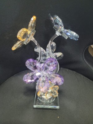 Es Dekor Kristal Kollu Çiçek Asorti 1 Adet 26CM