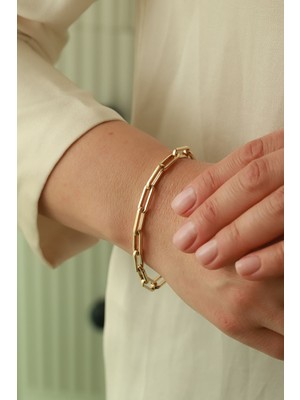 Aydın Kuyumculuk 14 Ayar Altın,ataç Bileklik AGBLK715