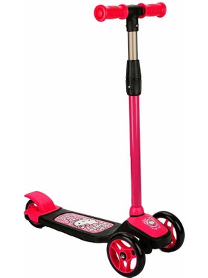 Popüler Sepet Hello Kitty 3 Tekerlekli Twistable Scooter