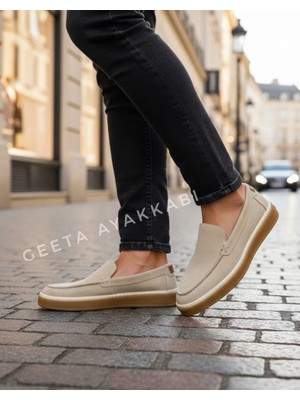 Erkek Günlük Comfort Ayakkabı Bej