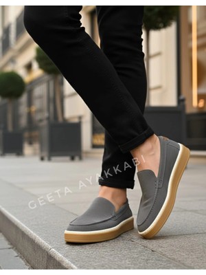 Erkek Günlük Comfort Ayakkabı Gri