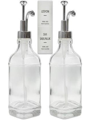 Ttt Cam Sıvı Sabunluk Losyonluk Krom