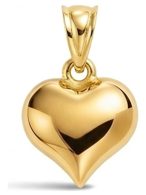 Zeya Kuyumculuk 14 Ayar Altın Kalp Kolye Ucu