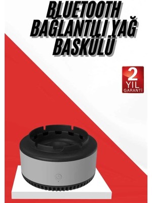 Poyraz Market Elektronik Akıllı Küllük Hava Temizleyici Kokusuz Kül Tablası Anti-Duman