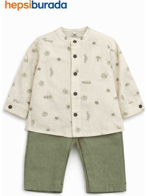Tuffy Desenli Erkek Bebek Gömlek Pantolon Takımı