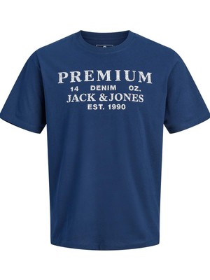 Jack & Jones Jprblucalvın Ss Tee Erkek Kısa Kollu Basic T-Shirt Pamuklu