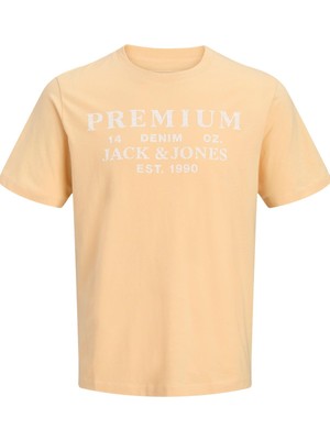 Jack & Jones Jprblucalvın Ss Tee Erkek Kısa Kollu Basic T-Shirt Pamuklu