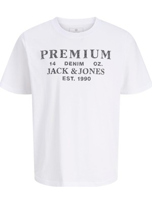 Jack & Jones Jprblucalvın Ss Tee Erkek Kısa Kollu Basic T-Shirt Pamuklu
