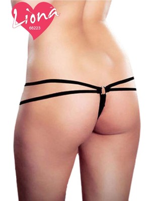 Pileli Store Ipli Büyük Beden Tanga