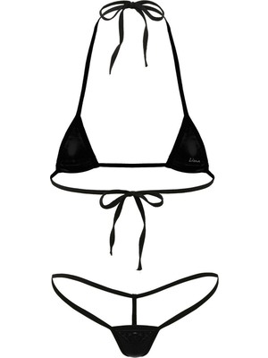 Pileli Store Kadın Fantazi Iç Giyim Siyah Sütyen Iç Çamaşırı Takımı