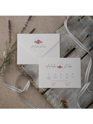 ABC Ofis Düğün Davetiyesi Eko Polen Davetiye Baskılı 40340