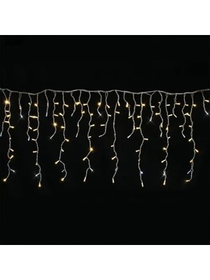 Pileli Store 4m 120 LED Çakarlı Perde Işık