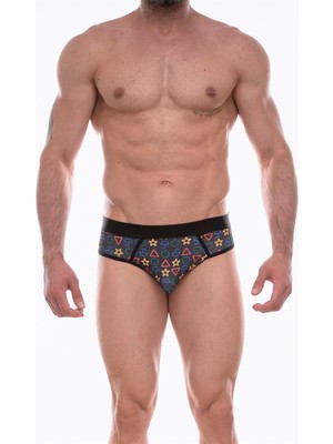 Pileli Store Erkek  Desenli Jockstrap Çamaşır