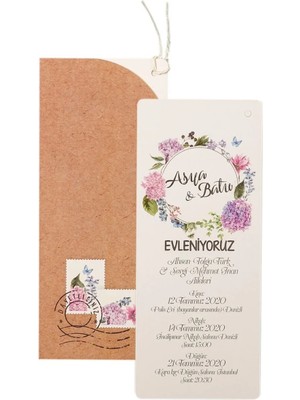 ABC Ofis Düğün Davetiye Polen 22347