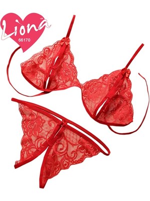 Pileli Store Bayan Seksi Sütyen Takımı