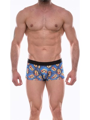 Pileli Store Erkek  Desenli Boxer