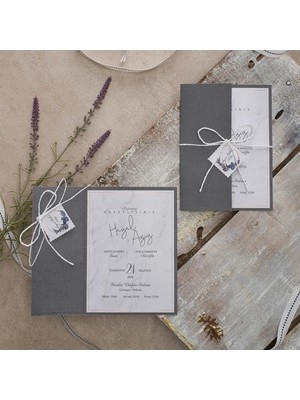 ABC Ofis Düğün Davetiyesi Eko Polen Davetiye Baskılı 40401