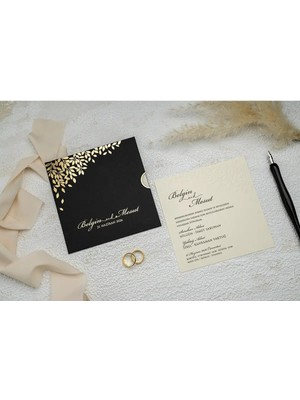 ABC Ofis Düğün Davetiyesi Ekonom Erdem Davetiye 9253 Baskı Dahil