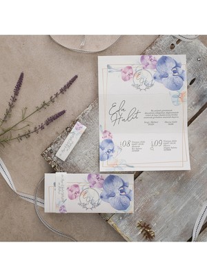 ABC Ofis Düğün Davetiyesi Eko Polen Davetiye Baskılı 40396