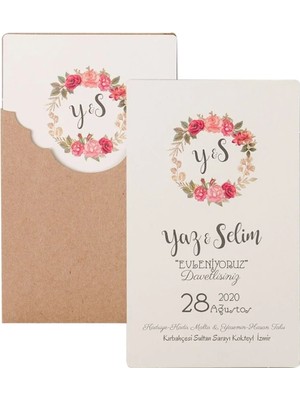 ABC Ofis Düğün Davetiyesi 22347 Polen