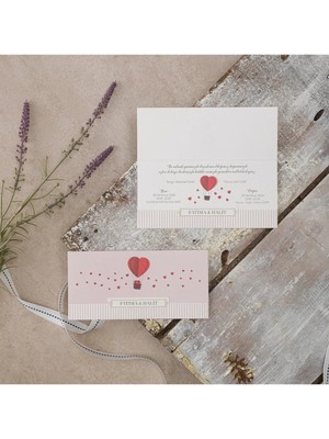 ABC Ofis Düğün Davetiyesi Eko Polen Davetiye Baskılı 40423