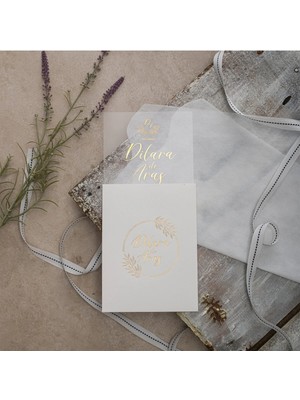 ABC Ofis Düğün Davetiyesi Eko Polen Davetiye Baskılı 40407