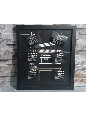 İsmiyle Al Klaket Tasarımlı Ipli ve Mandallı Fotoğraf Çerçevesi