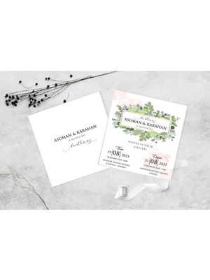 ABC Ofis Düğün Davetiyesi Ekonomik Model