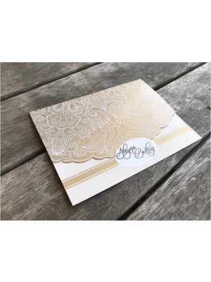 ABC Ofis Düğün Davetiyesi Ekonomik Davetiye Baskılı 77