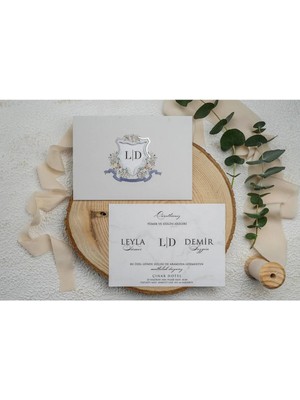 ABC Ofis Düğün Davetiyesi Ekonom Erdem Davetiye 9301 Baskı Dahil