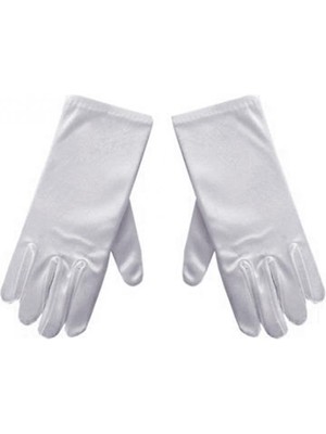 Pileli Store Beyaz Pandomim Eldiveni Çocuk