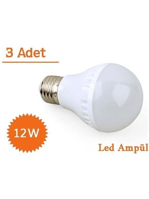 İsmiyle Al 12W Enerji Tasarruflu LED Ampul ( 3 Adet )