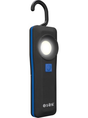 Poyraz Market S-Link SL-F593 3W Cob LED 3xaaa 1.5V Pil Lensli Özel Tasarımlı Manyetik Tutuculu El Feneri