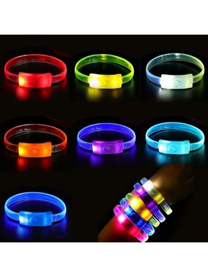 Pileli Store Festival &amp; Parti LED Bileklik – 3 Modlu Işıklı