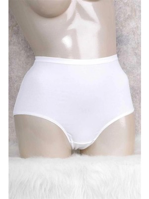 Pileli Store  Pamuklu Yüksek Bel Geniş Bel Lastikli Külot