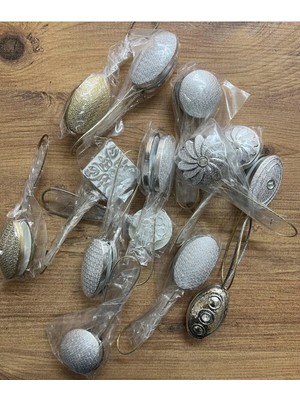 Pileli Store Mıknatıslı Perde Tokası Perde Mandalı Mıknatıslı Perde Tutacağı 2'li
