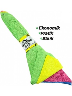 Pileli Store Mikrofiber Bez 30X30 cm 4'lü Royaleks-K-87