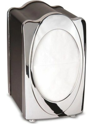 Pileli Store Peçetelik Dikey Krom Kaplama ROYALEKS-F057