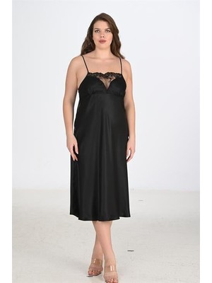 Pileli Store 2li Siyah Sabahlık Takımı Bigsize 6221