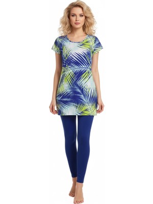 Pileli Store Hawai Yaprak Baskı Takım 22215 Şahinler