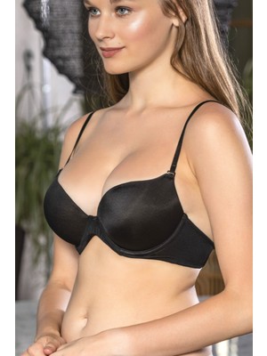 Pileli Store Kadın Push-Up Sütyen,destekli,dikişsiz,ayarlanabilir Askılı, Günlük Konfor Iç Giyim