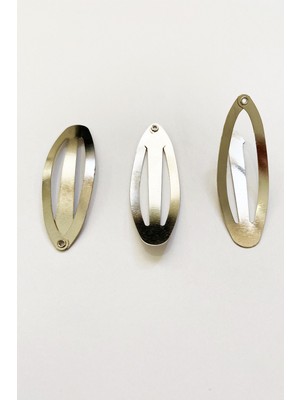 Pileli Store 15 Adet Metal Çıt Çıt Toka 6 cm