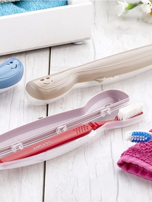 Pileli Store Kullanımı Kolay Yeni Diş Fırçalık Kutusu LX627