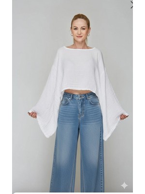 Müslin Kumaş %100 Pamuklu Yarasa  Kol