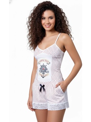 Pileli Store Şahinler Puantiyeli Şortlu Takım B404