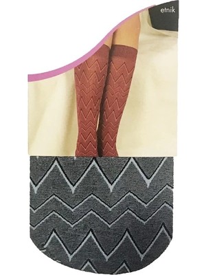 Pileli Store Penti Etnik Kadın Pantolon Çorabı