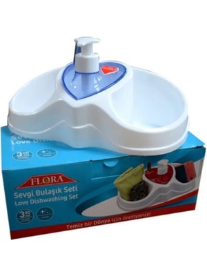 Pileli Store Bulaşık Seti Sıvı Sabunluk ROYALEKS-F338