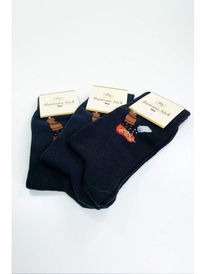 Pileli Store 3 Çift Kadın Erkek Unisex Kalın Uzun Çorap