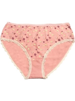 Pileli Store Berrak Kadın Bato Külot Pembe Renk 11282