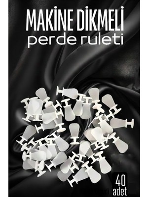 Pileli Store Makine Dikmeli Perde Düğmesi Perde Ruleti Perde Düğmesi 40 Adet (72)
